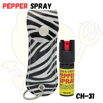 CHEETAH PEPPER SPRAY ZEBRA SPARKLE