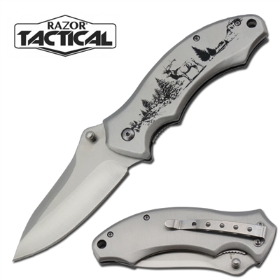 RT-7074DR Assisted open knife Deer