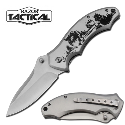 RT-7074WF Assisted open knife Wolf