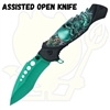 7139GN 4.5" SPRING ASSIST POCKET KNIFE