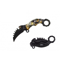 AO359 7142YW 4.5" SPRING ASSIST POCKET KNIFE