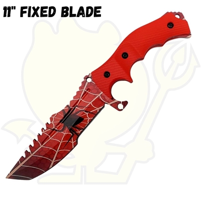 9019RD 11"  HUNTING KNIFE WITH SHEATH