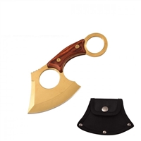 FB120 7103GD GOLD AXE 6" OVERALL PAKKA WOOD HANDLE