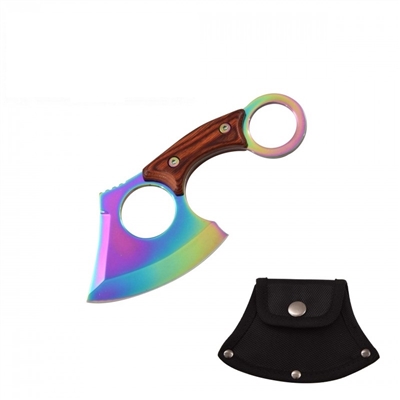 FB137 7103RB RAINBOW AXE 6" OVERALL PAKKA WOOD HANDLE