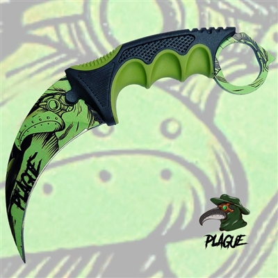 SD00175GN Plague Karambit Knife