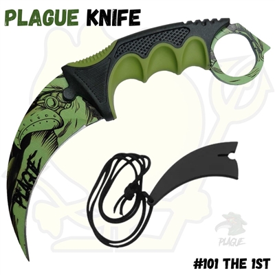 SD00175GN Plague Karambit Knife