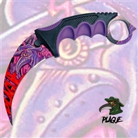 SD00175pp Plague Karambit Knife