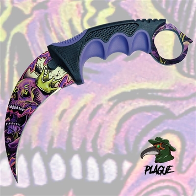 SD00175PPS Plague Karambit Knife