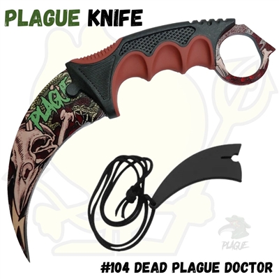 SD00175rd Plague Karambit Knife