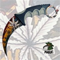 SD00175GYw Plague Karambit Knife