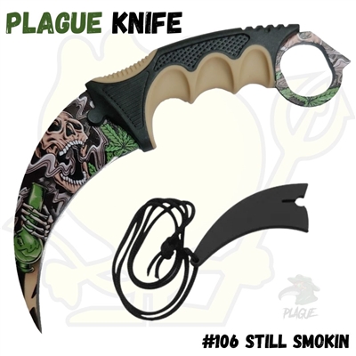 SD00175tnw Plague Karambit Knife