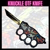OTF423 1134 OTF Knuckle Knife Skull