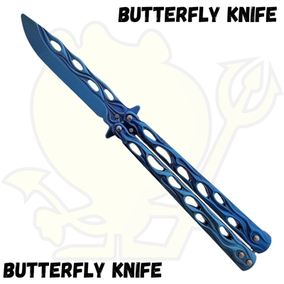 6602BL Flame Butterfly Knives