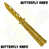 6486GD Dragon Butterfly Knives