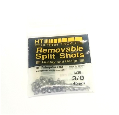 HT Removable Split Shot Sinkers