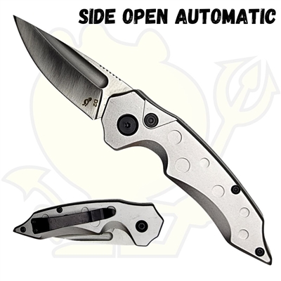 SWB003Grey 6.75" Grey Automatic Knife