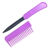 HK207 Purple Comb with Hidden Knife