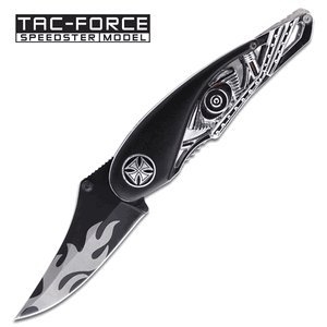 Tac Force TF-593BKBAssisted Opening Folding Knife 5-Inch Closed