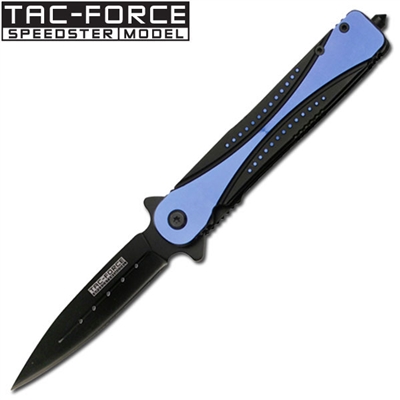 Tac Force TF-594BL Knives Folder Knife Black Finish Assisted Opening