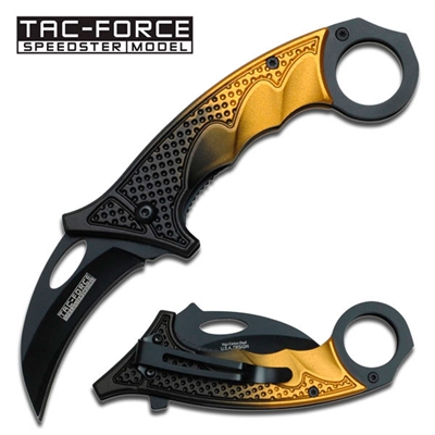 TF596YL Karambit Assisted Opening Knife