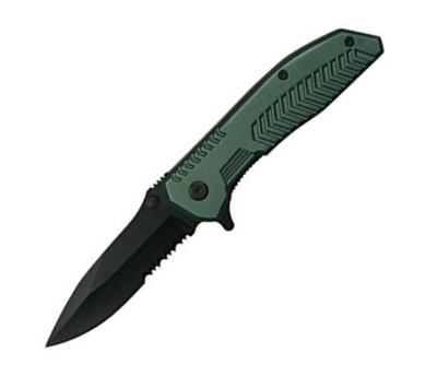 YC-488GN Green Assisted Opening Pocket Knife