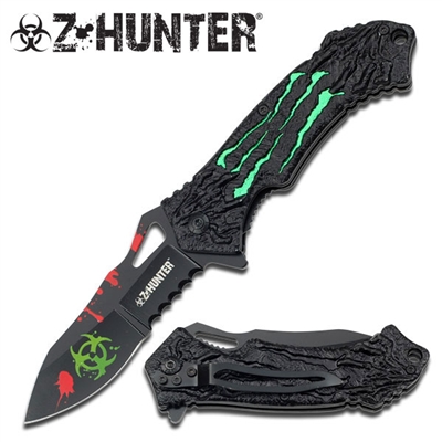 Z HUNTER ZB-040GN Assisted Opening KNIFE