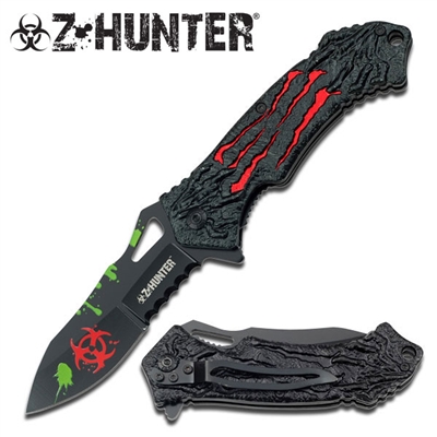 Z HUNTER ZB-040RDAssisted Opening  KNIFE 4.5" CLOSED