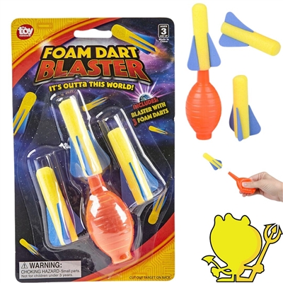 ca-foro4  4" Foam Rocket Dart Blasters