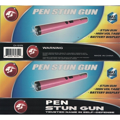 CH101PK Pink Pen Stun Gun