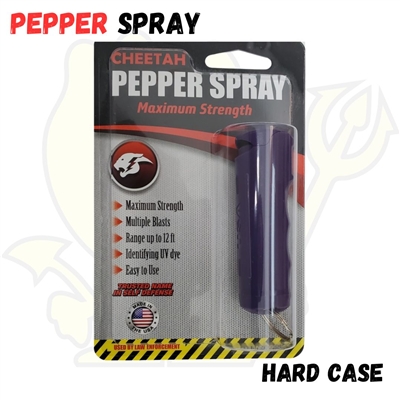 Hard Shell Black Flip Top Pepper Spray