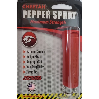 Hard Shell Black Flip Top Pepper Spray