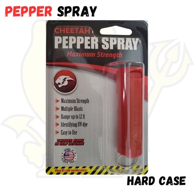 Hard Shell Black Flip Top Pepper Spray