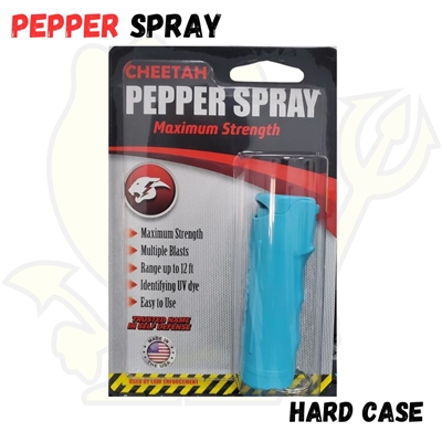 Hard Shell Black Flip Top Pepper Spray