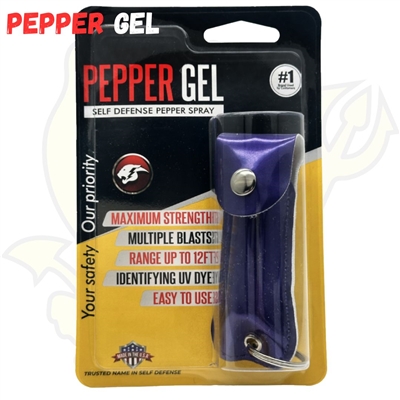 CH112Pr Pepper GEL Purple Cheetah Pepper Gel