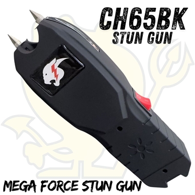 CH65BK New Mega Force Stun Gun Black