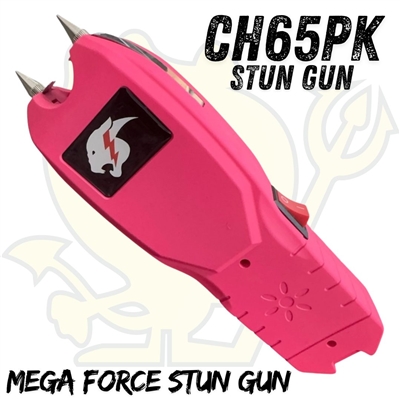 CH65pk Mega Force Stun Gun Black