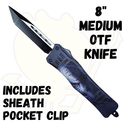 EL102 8" Medium Handle OTF Knife