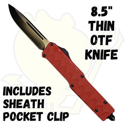 EL117 OTF Knife 8.5" Thin Handle