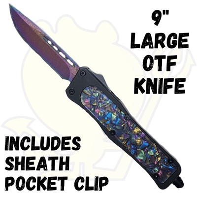 EL195 OTF Knife 9" Large Handle