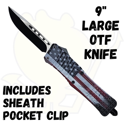wholesale OTF Knife 9" Large Handle EL214