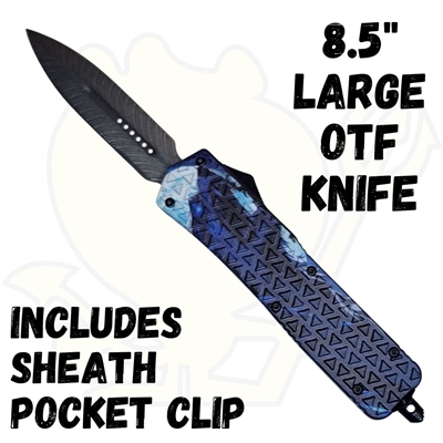 EL90 8.5" Large Handle OTF Knife Killer Wolf