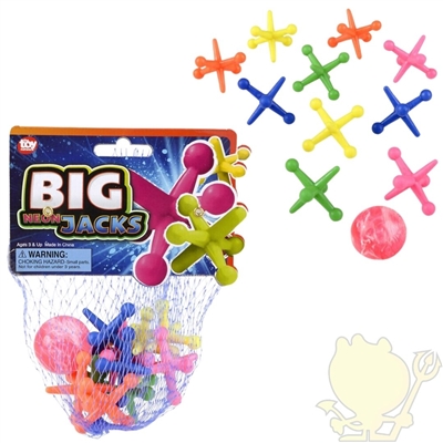 ga-jance Big Neon Jack Set 1.75"