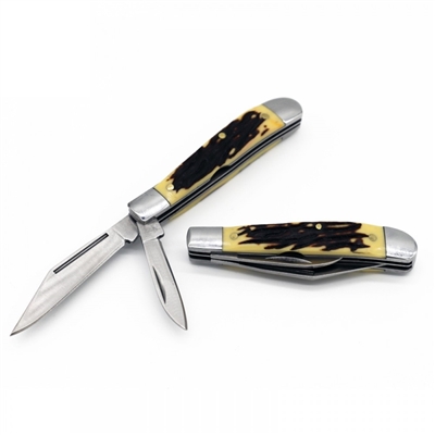 Jaguar imports HO502BN 3.5" 3 Blade Folding Knife