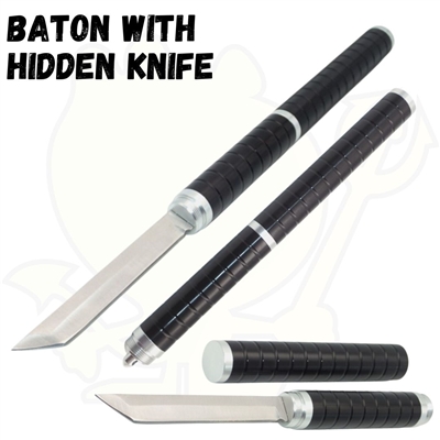 kn064 Baton With Hidden Knife