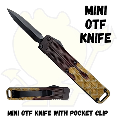 wholesale Mini OTF Knife with Pocket Clip