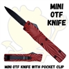 Mini OTF Knife with Pocket Clip