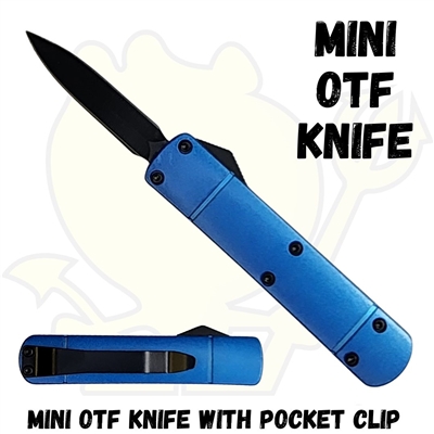 Mini OTF Knife with Pocket Clip