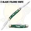 PBC2SR 2.5" Closed 2 Blade Folding Pocket Knife