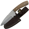 pns097 Olive Pakka Wood Skinning Knife