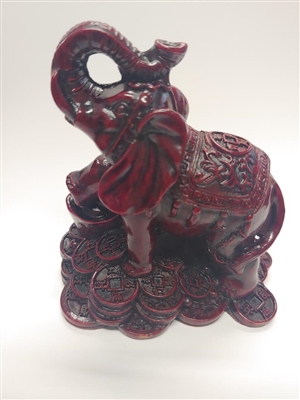 RF105 Small Red Elephant Figurine